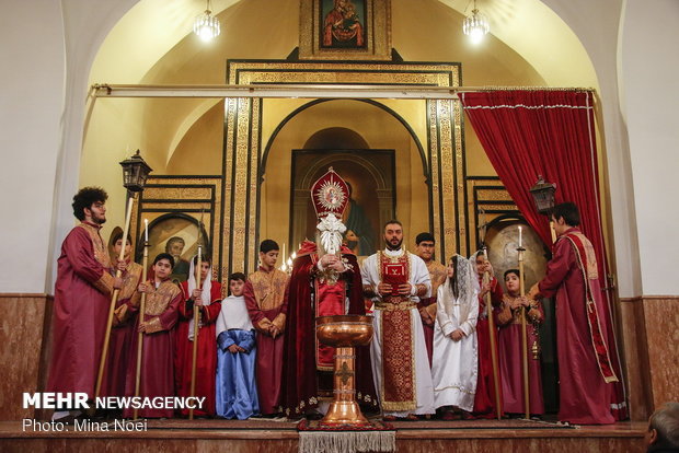 Celebrating Jesus Christ’s birthday in Saint Mary Church of Tabriz