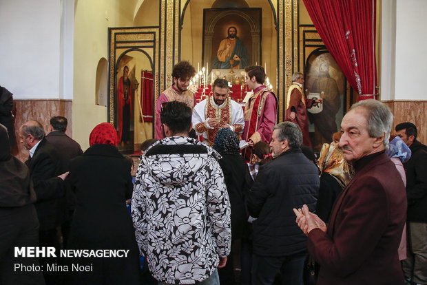 Celebrating Jesus Christ’s birthday in Saint Mary Church of Tabriz