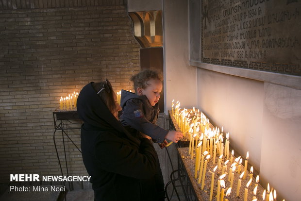 Celebrating Jesus Christ’s birthday in Saint Mary Church of Tabriz