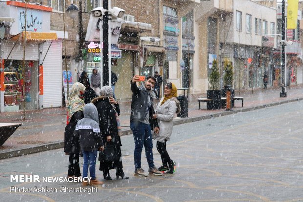 Zanjan under snow 