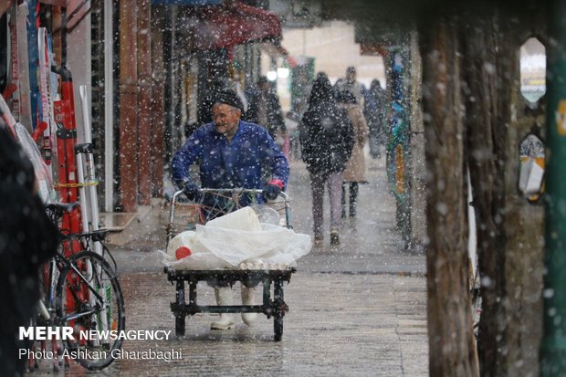 Zanjan under snow 