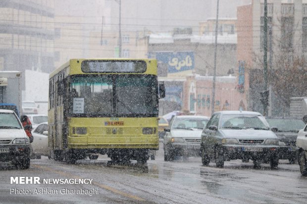 Zanjan under snow 