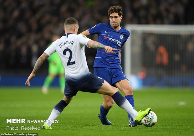 دیدار تیم های فوتبال تاتنهام و چلسی‎