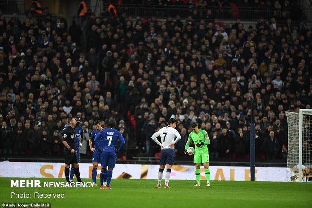 دیدار تیم های فوتبال تاتنهام و چلسی‎