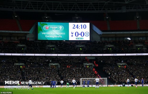 دیدار تیم های فوتبال تاتنهام و چلسی‎