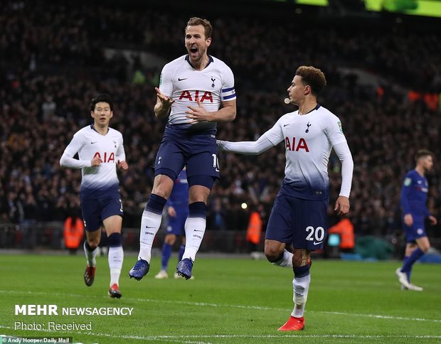 دیدار تیم های فوتبال تاتنهام و چلسی‎