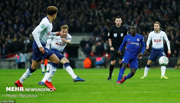 دیدار تیم های فوتبال تاتنهام و چلسی‎