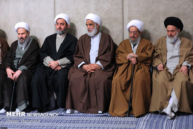 Leader's meeting with Qom people