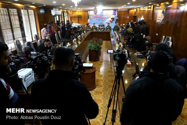 نشست خبری رزمايش «فدائيان حريم ولايت ٨»