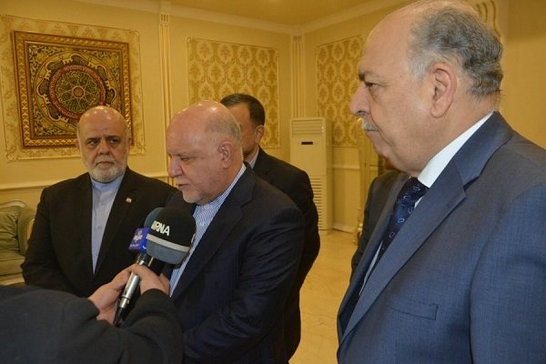 Iran, Iraq oil ministers call for broadening bilateral coop.