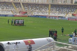 حضور نلو وینگادا در تمرین تیم ملی فوتبال ایران