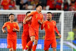 صعود تیم ملی فوتبال چین به مرحله یک هشتم با غلبه بر فیلیپین