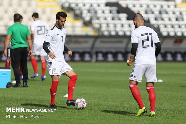 Iran’s last training session before facing Vietnam