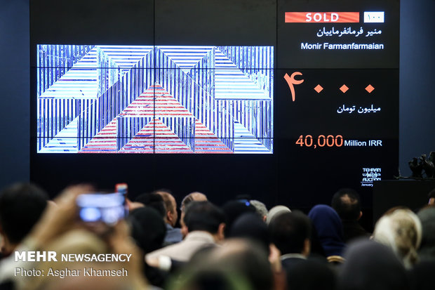 96-year-old female artist sets record high at 10th Tehran Auction