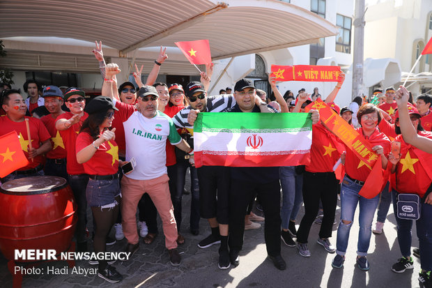 دیدار تیم های ملی فوتبال ایران و ویتنام