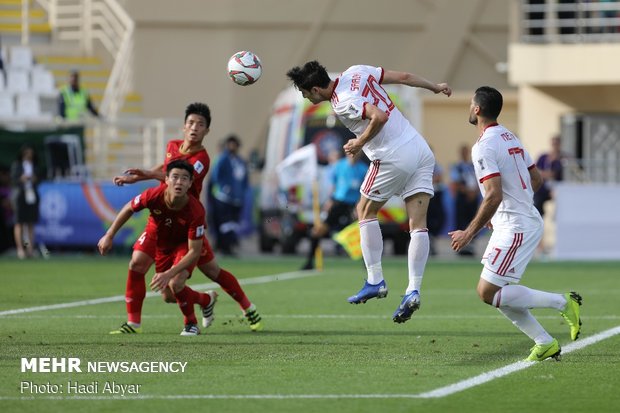 Iran vs Vietnam at AFC Asian Cup's group stage
