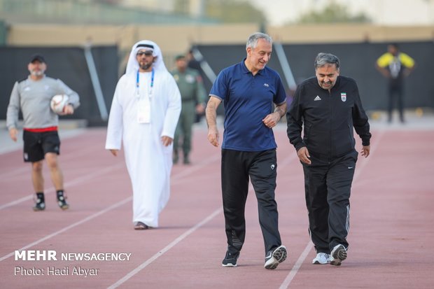 Team Melli’s training session