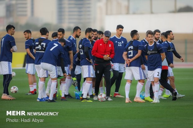 Team Melli’s training session