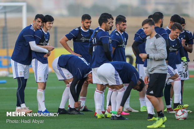 Team Melli’s training session