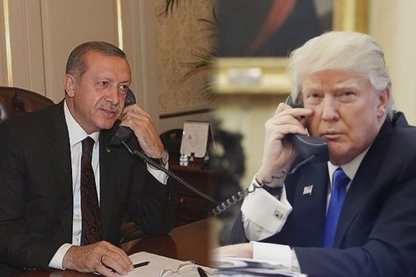 اردوغان اور ٹرمپ کی ٹیلیفون پر گفتگو
