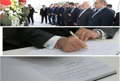 Zarif arrives in Sulaimaniyah, pays tribute to late president Talabani