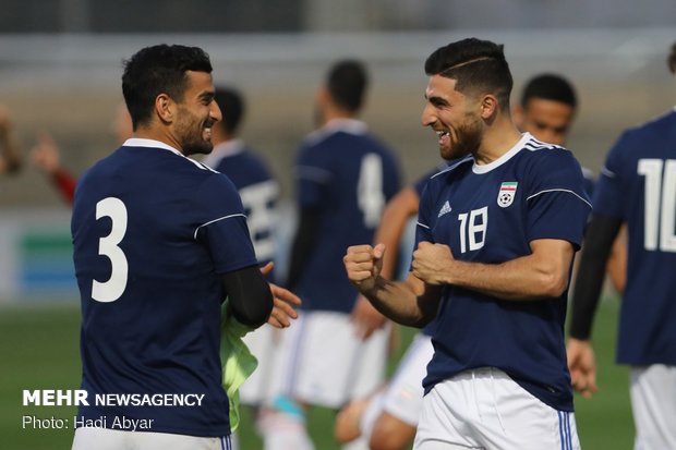 Team Melli’s last training session before taking on Iraq