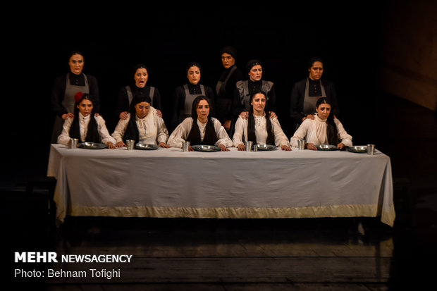 'The House of Bernarda Alba' on stage in Tehran