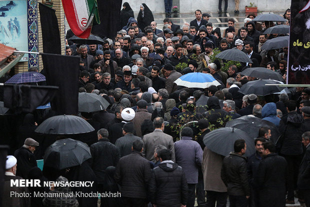 تشییع پیکر حاج محمدرضا اعتمادیان