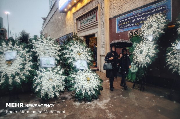 Heavy hail, snow hit Tehran