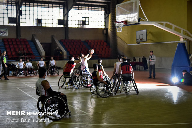 مسابقات سوپر لیگ بسکتبال با ویلچر کشور در مشهد