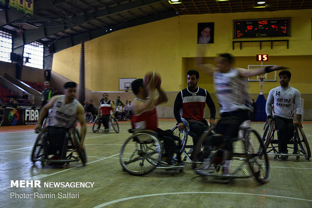 مسابقات سوپر لیگ بسکتبال با ویلچر کشور در مشهد