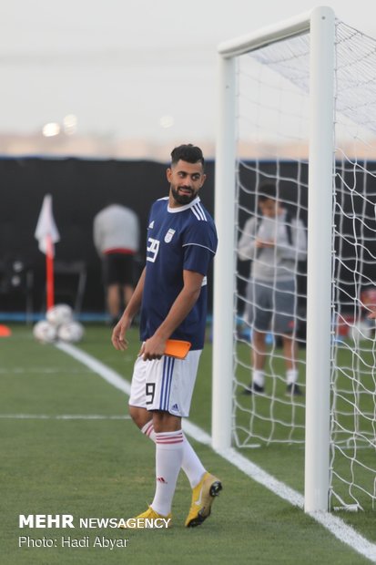 Team Melli training session in Abu Dhabi 