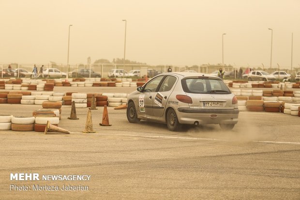 Auto Slalom competitions in Ahvaz
