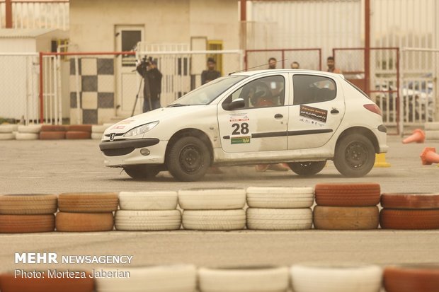 Auto Slalom competitions in Ahvaz