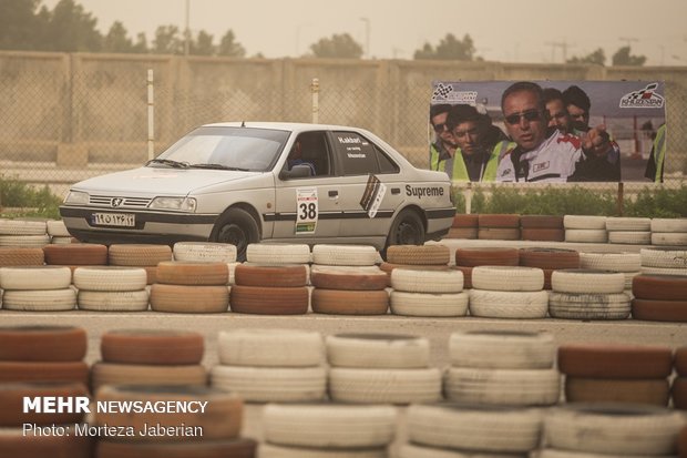 Auto Slalom competitions in Ahvaz