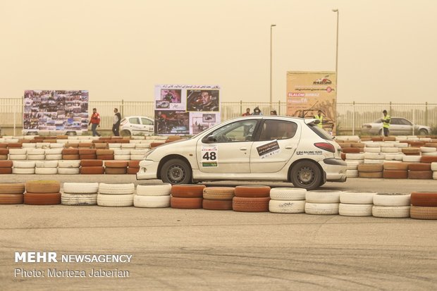 Auto Slalom competitions in Ahvaz