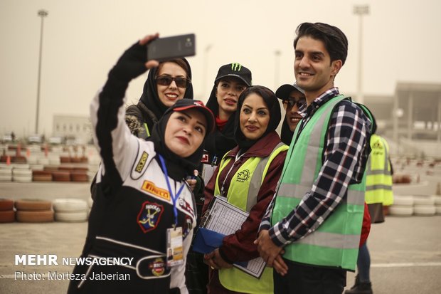 Auto Slalom competitions in Ahvaz