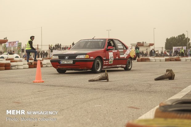 Auto Slalom competitions in Ahvaz