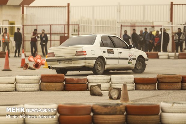 Auto Slalom competitions in Ahvaz