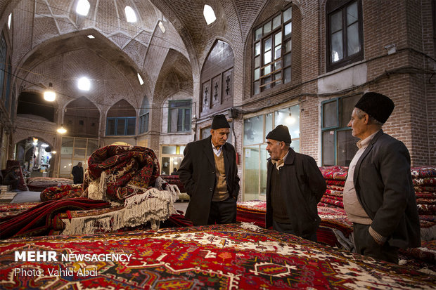 Tabriz carpet bazaar