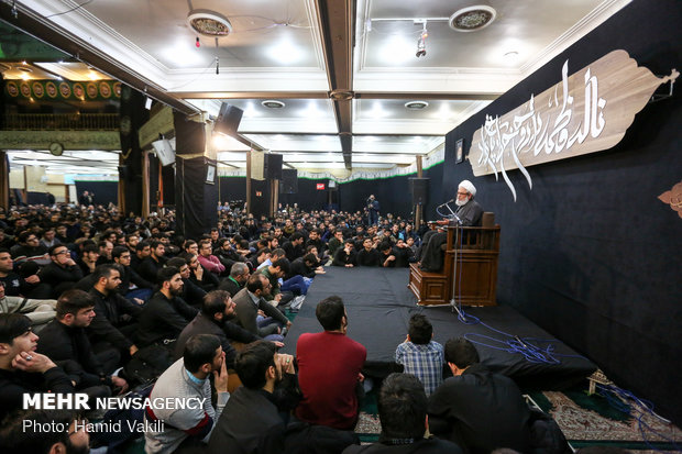 Mourning ceremony for martyrdom anniv. of Hazrat Fatemeh (SA)