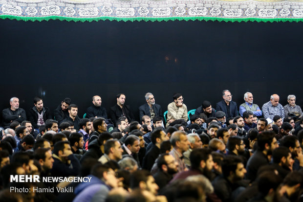 Mourning ceremony for martyrdom anniv. of Hazrat Fatemeh (SA)