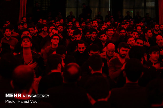 Mourning ceremony for martyrdom anniv. of Hazrat Fatemeh (SA)