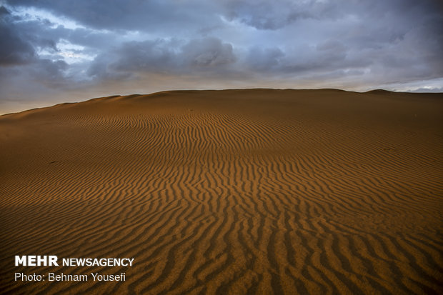Maranjab Desert in heart of Iran
