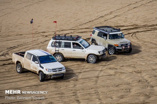 Maranjab Desert in heart of Iran