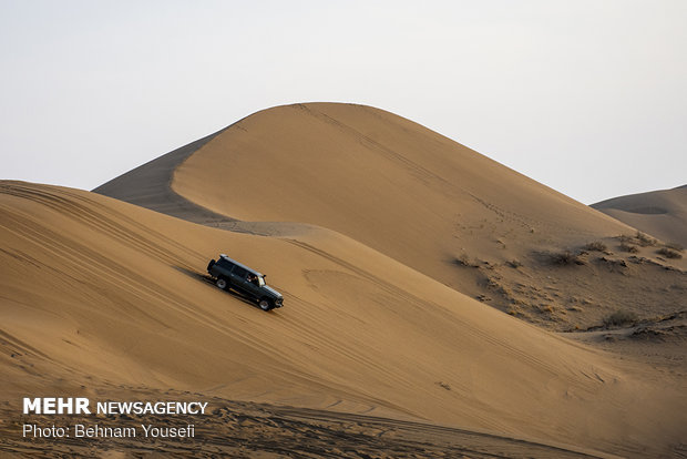 Maranjab Desert in heart of Iran