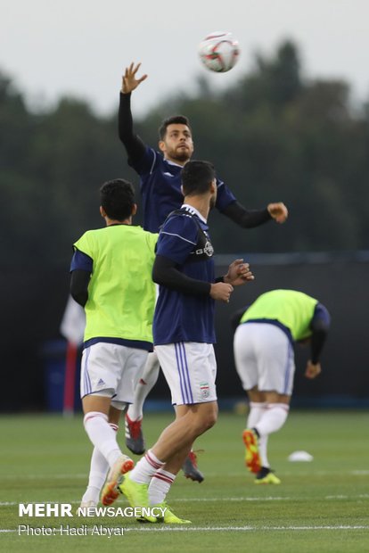 Team Melli’s training session in Abu Dhabi