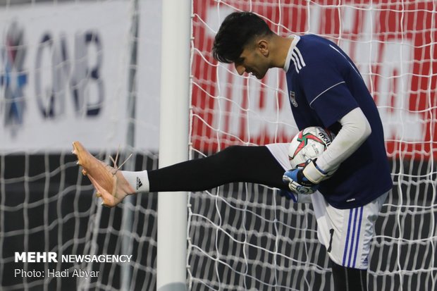 Team Melli’s last training session before taking on China