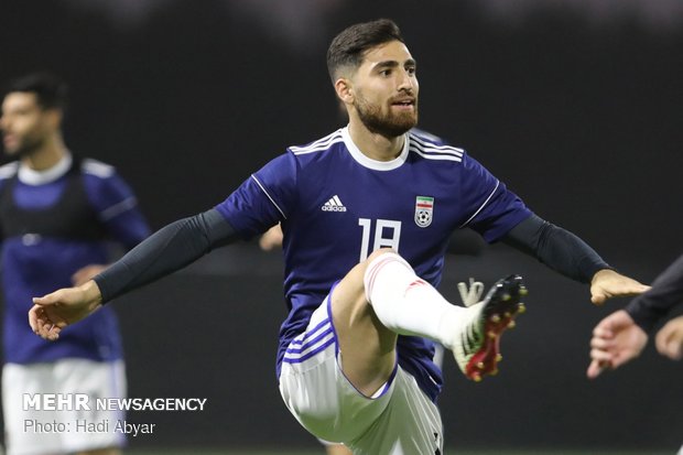 Team Melli’s last training session before taking on China