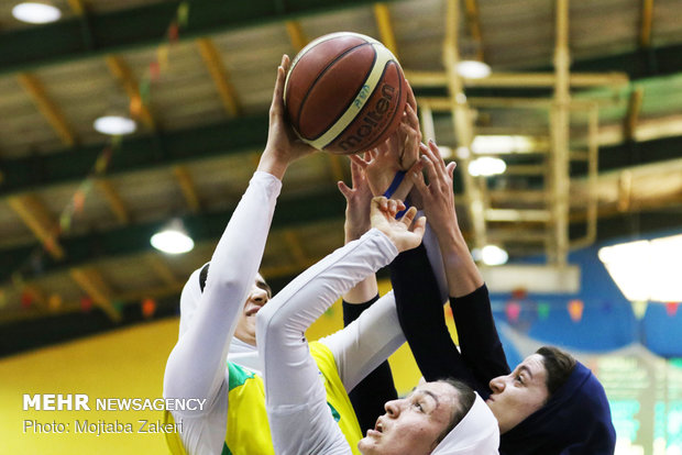درخشش نماینده بسکتبال بانوان ایران در رقابت های غرب آسیا